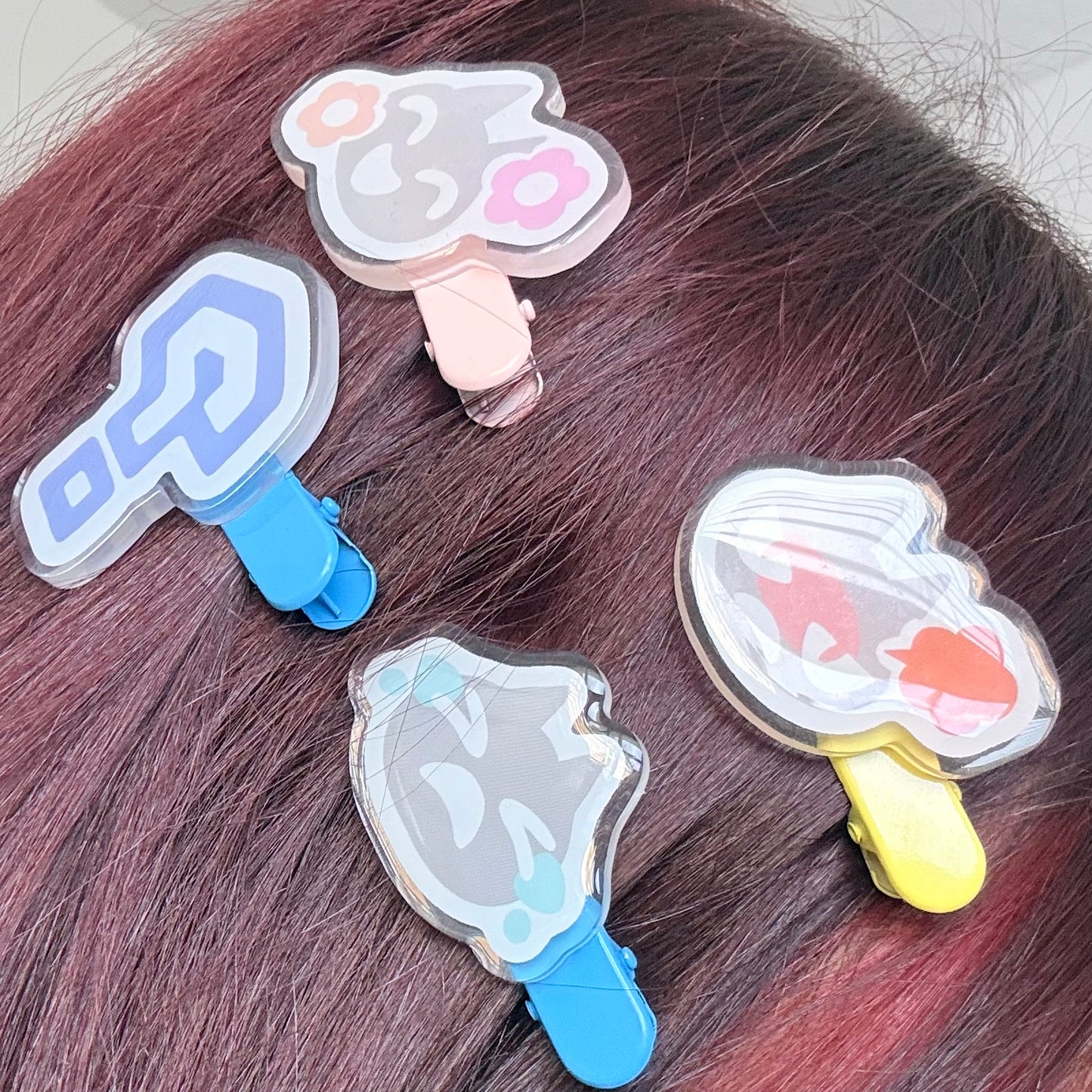 ACNH hair clips