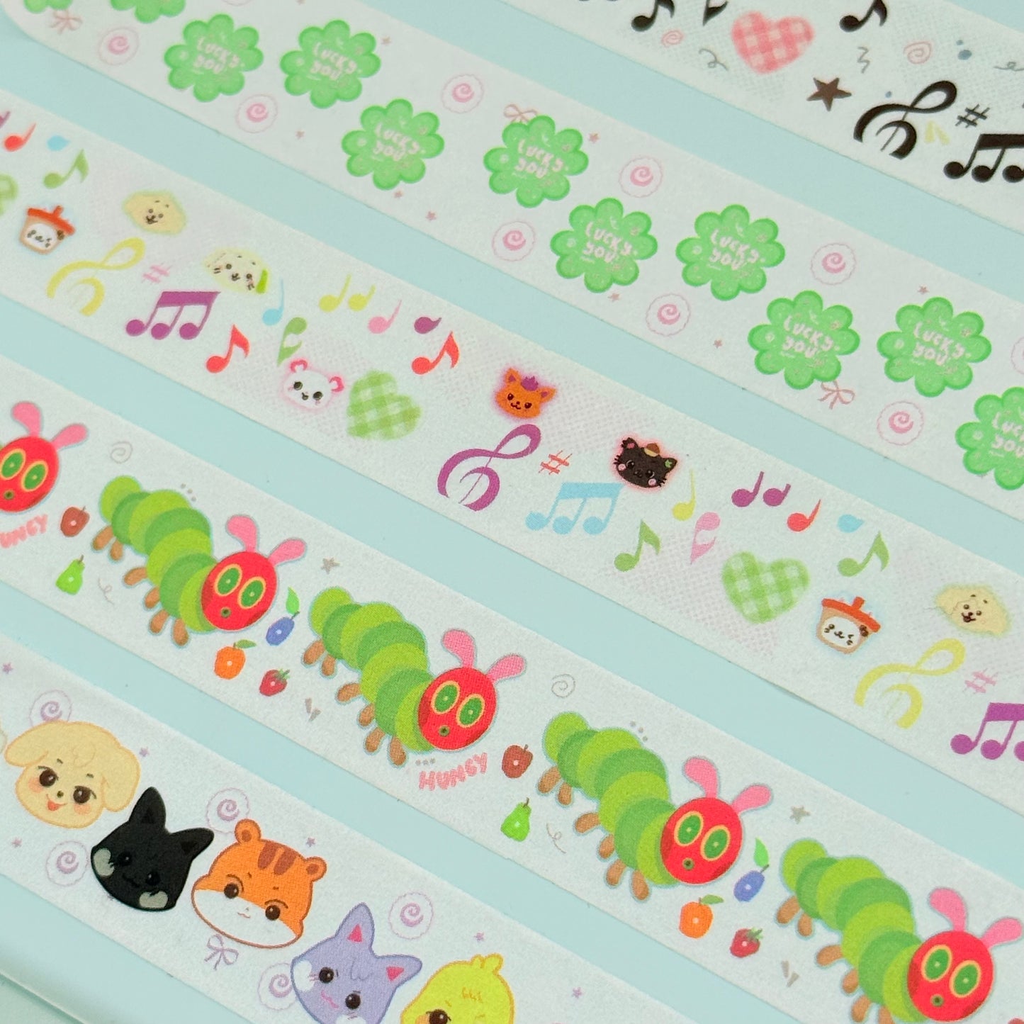 Whimsical washi tapes