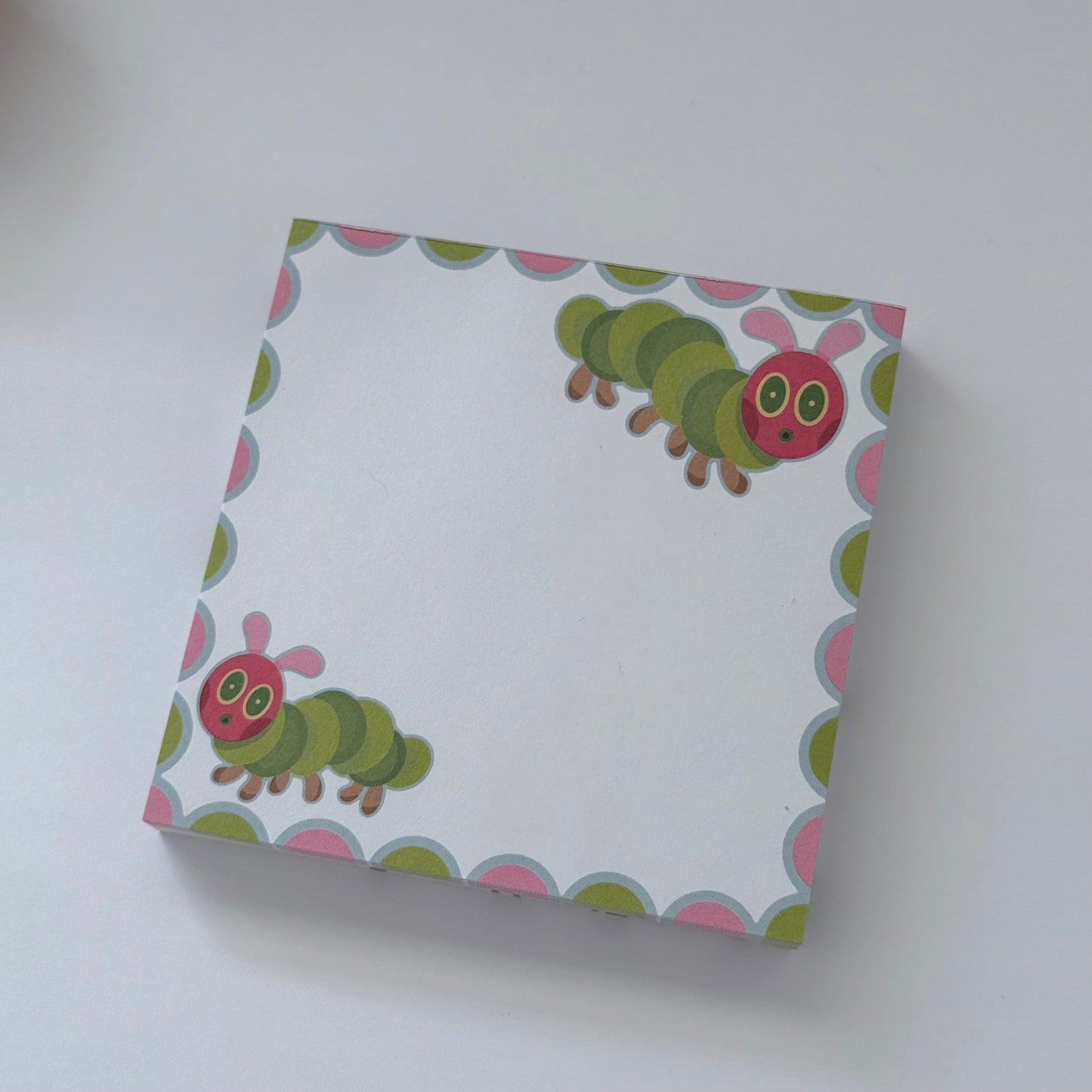 Hungy catapilar memo pad