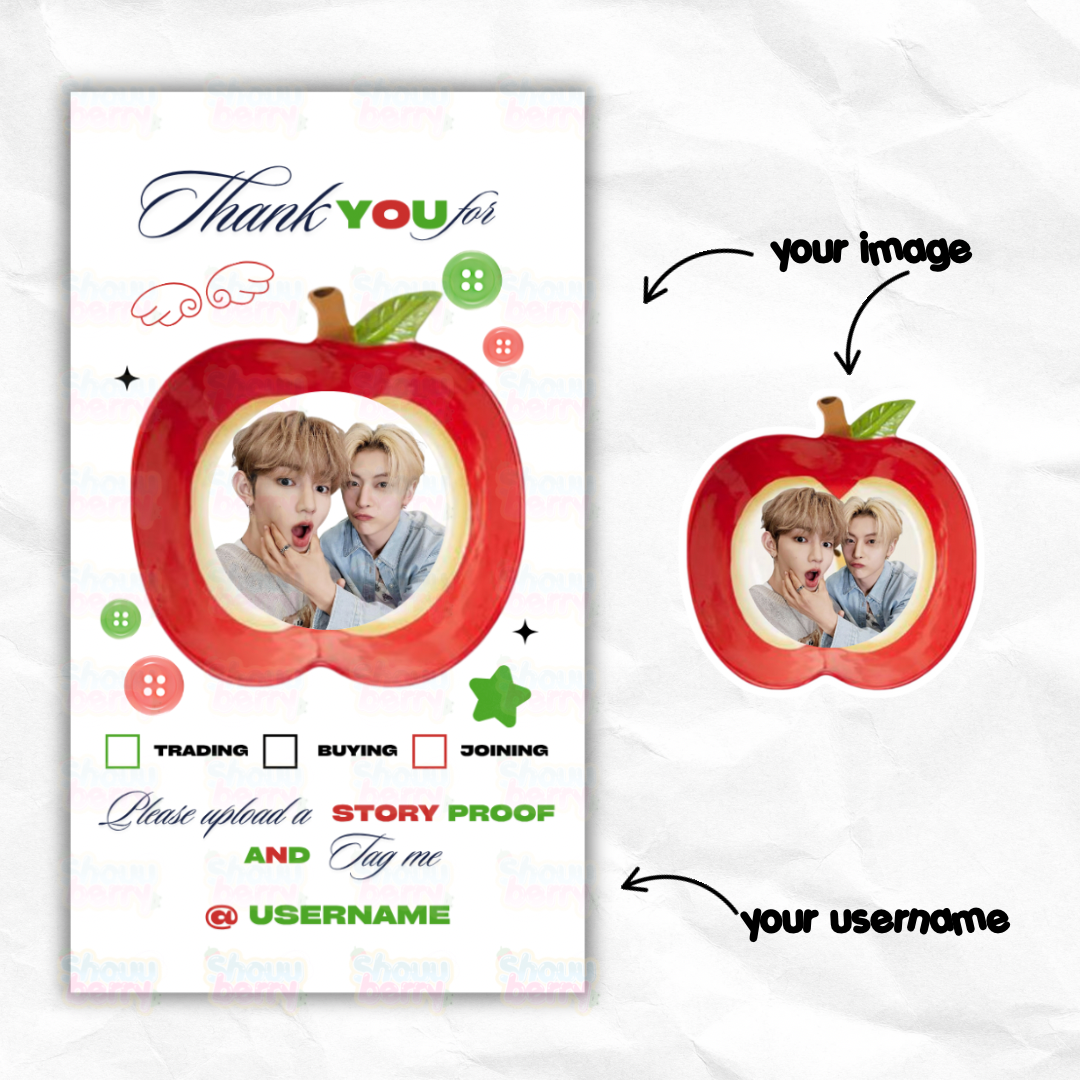 custom thank you packs