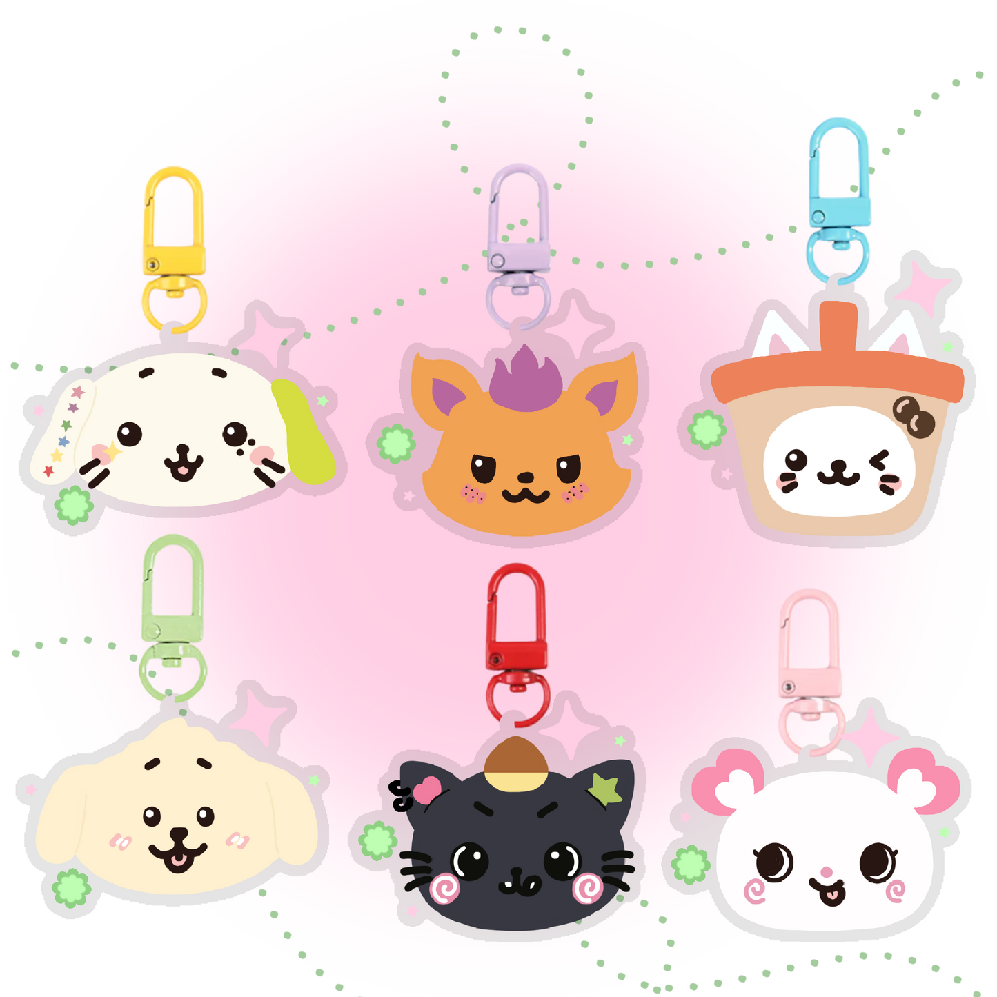 Wish character keychains *pre order *