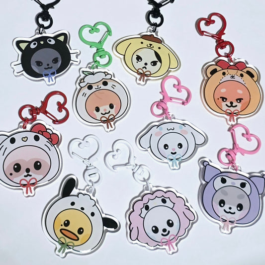 Zb1 Sanrio keychains
