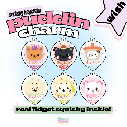 Nct wish pudding keychain blind box