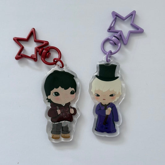 Ateez meme keychains