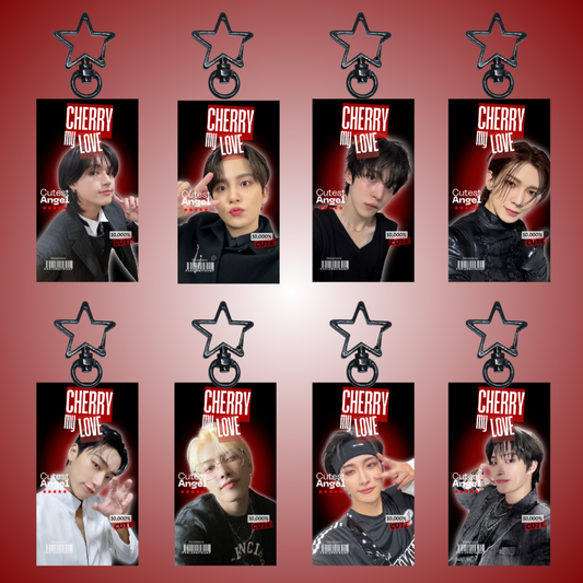 Ateez member keychains