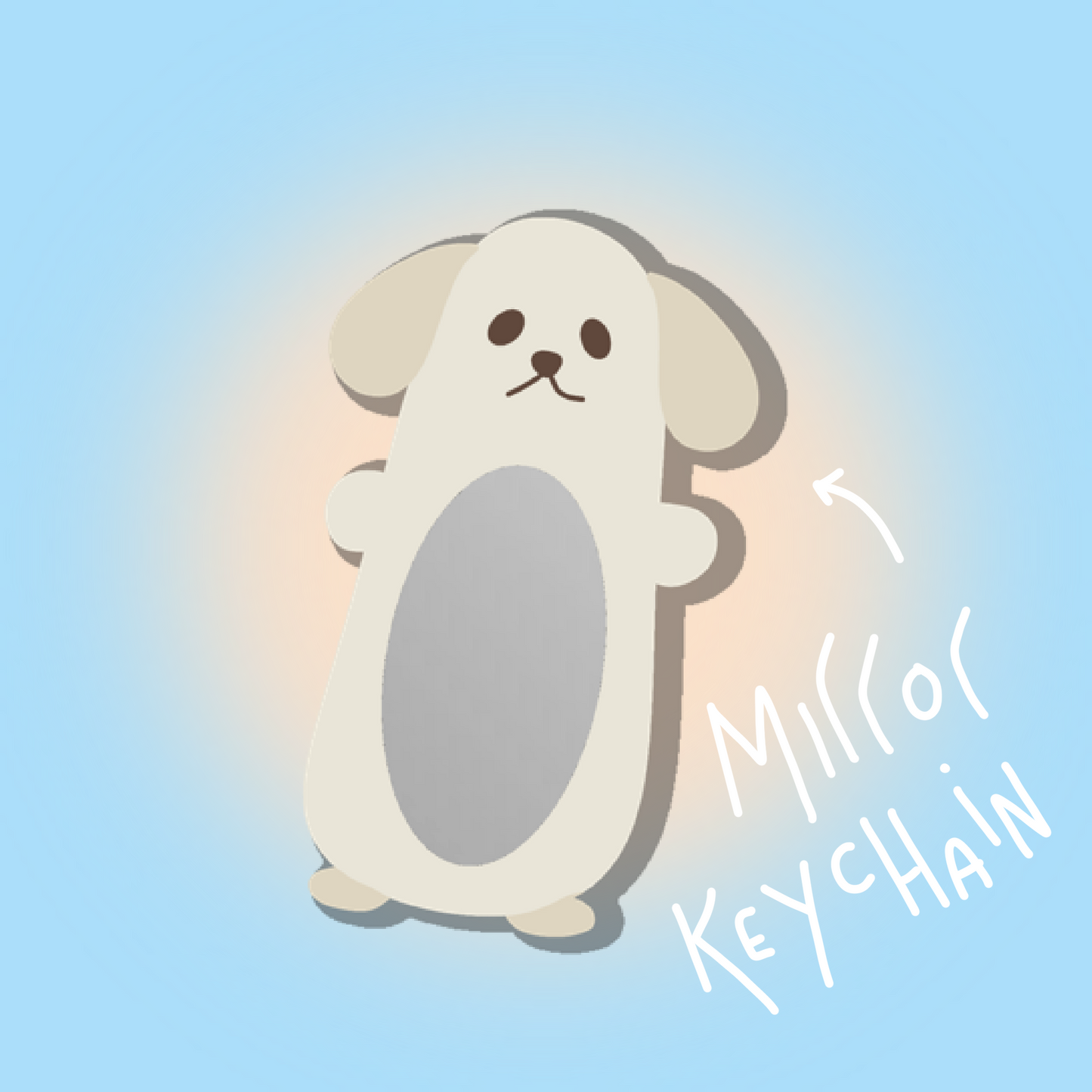 Puddeongi mirror keychain { pre order }