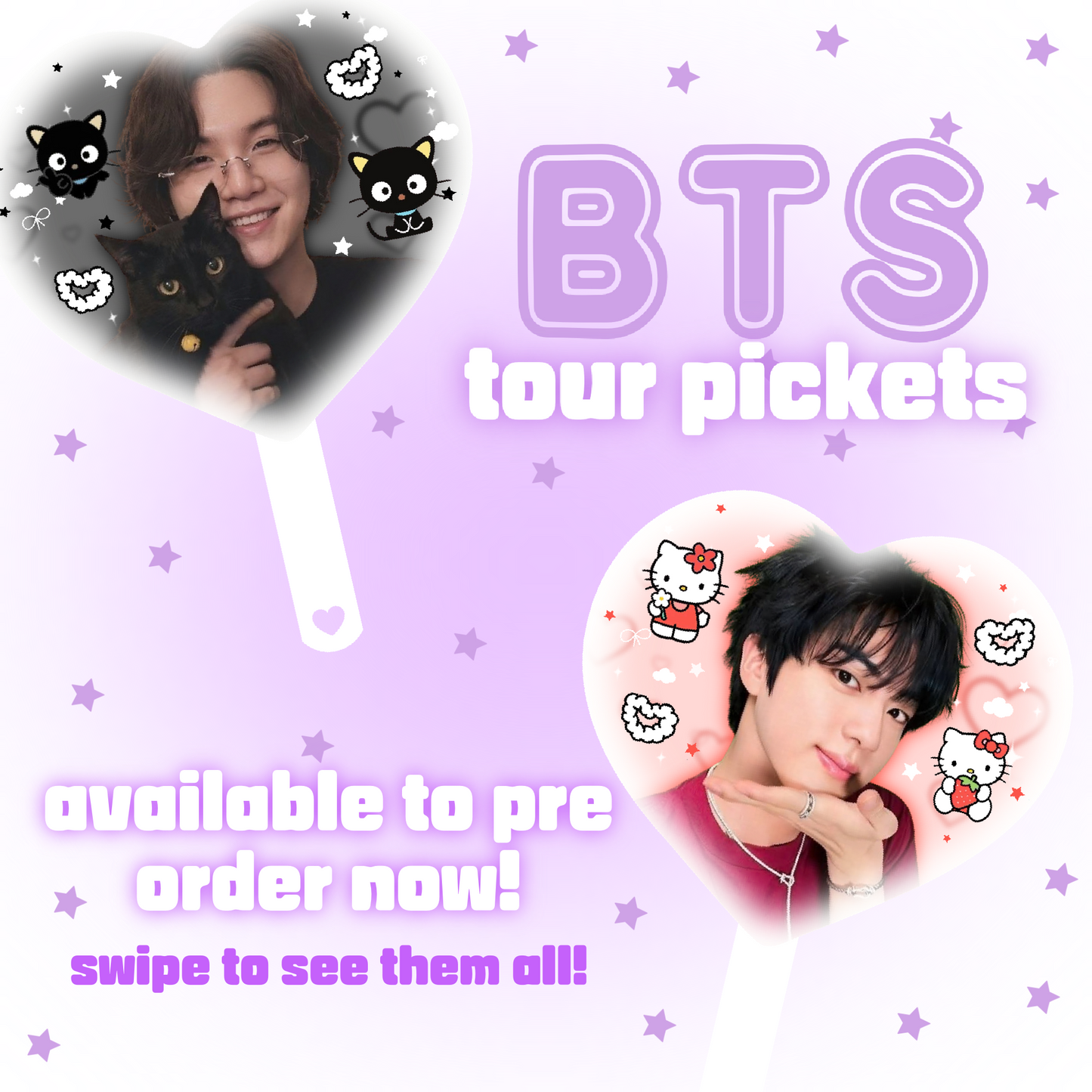 {pre order} BTS TOUR PICKETS💜
