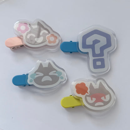 ACNH hair clips