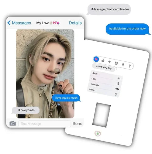 iMessage card holder (pre order in production)