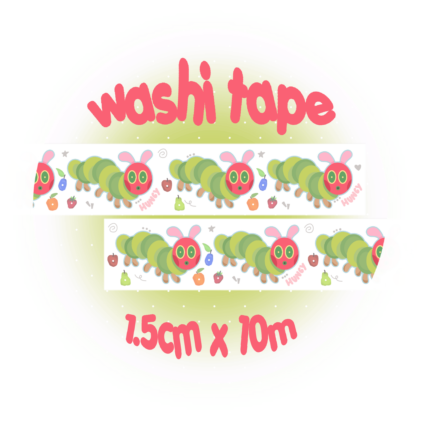 Whimsical washi tapes