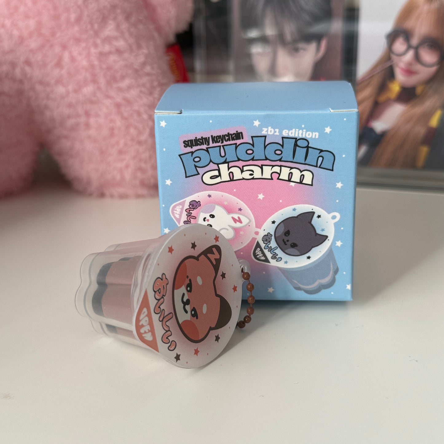 Zb1 pudding pot keychain blind box