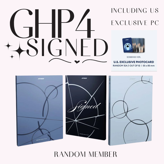 *pre order* SIGNED U.S EXLUSIVE ateez GHP4 album - member random