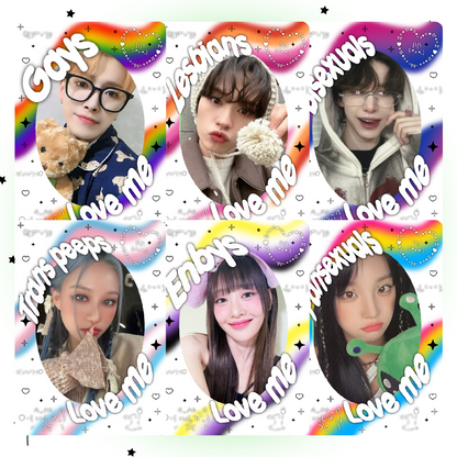 Pride photo card holders ( pre order )