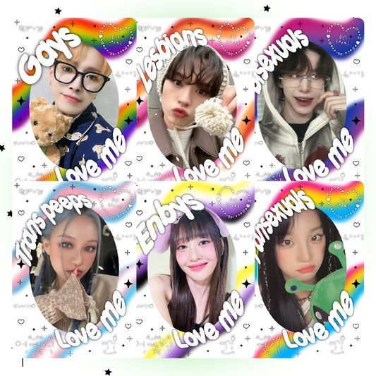 Pride photo card holders ( pre order )