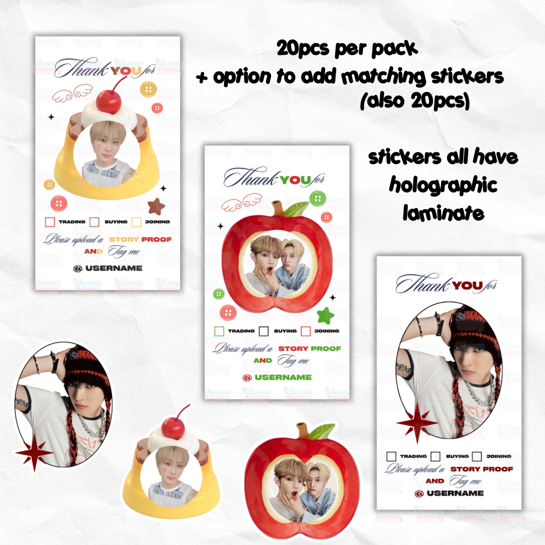 custom thank you packs