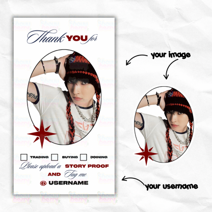 custom thank you packs