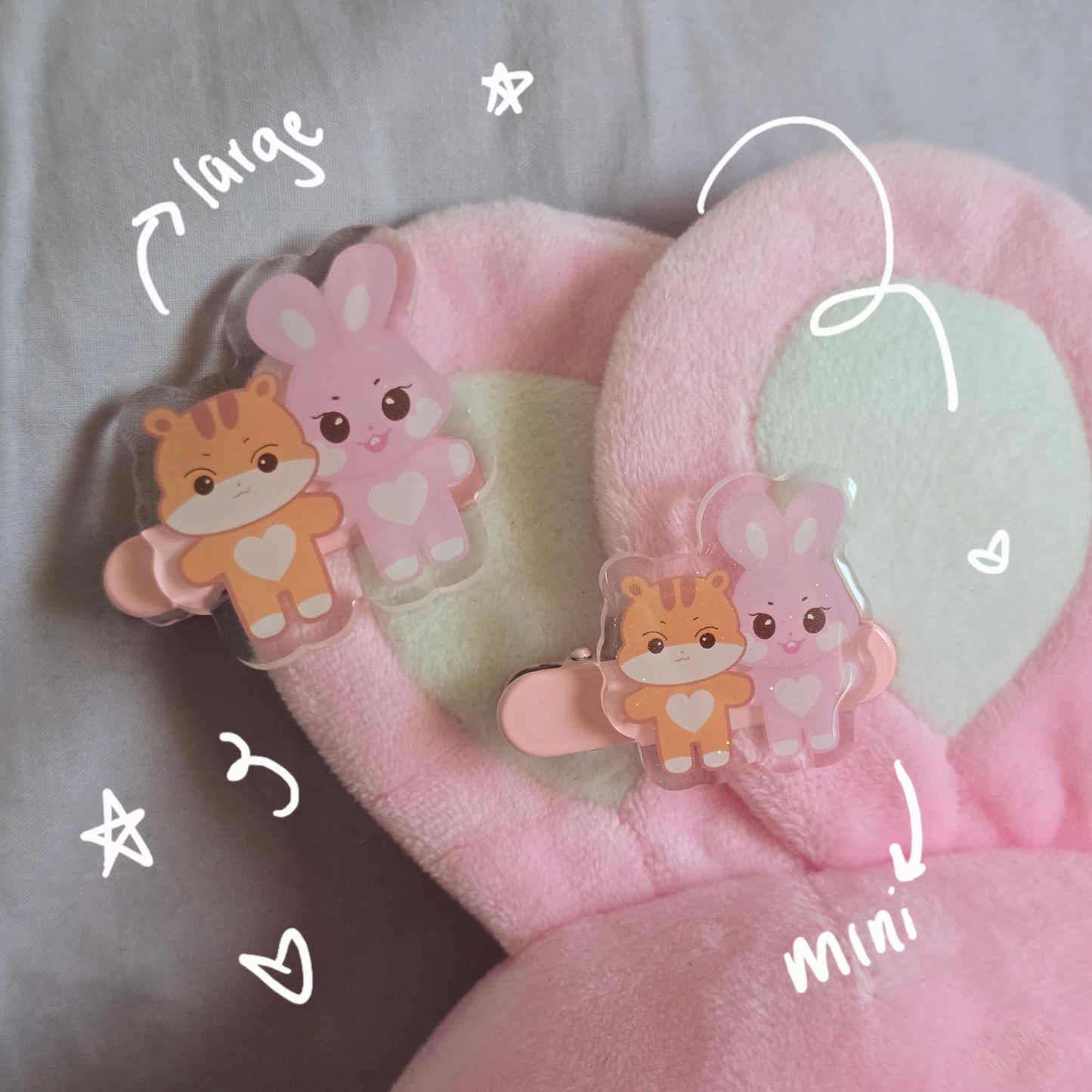 Atz duo hair clips